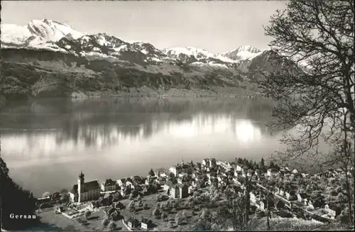 Gersau Vierwaldstaettersee Gersau Kirche x /  /