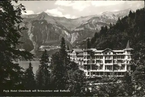 Brienz BE Brienz Park Hotel Giessbach Rothorn x / Brienz /Bz. Interlaken