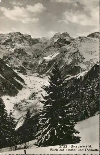 Braunwald GL Braunwald Linthal Toedikette x / Braunwald /Bz. Glarus