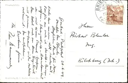 Brienz BE Brienz Giessbachfaelle x / Brienz /Bz. Interlaken