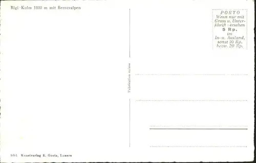 Rigi Kulm Rigi Kulm Bahn * / Rigi Kulm /Rg. Rigi