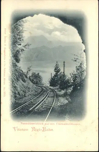 Vitznau Vitznau Rigi Bahn Tunneldurchblick * / Vitznau /Bz. Luzern