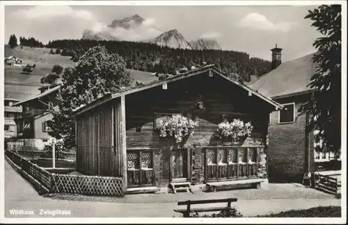 Wildhaus SG Wildhaus Zwinglihaus x / Wildhaus Lisighaus /Bz. Toggenburg