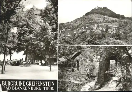 Bad Blankenburg Bad Blankenburg Burg Ruine Greifenstein x / Bad Blankenburg /Saalfeld-Rudolstadt LKR