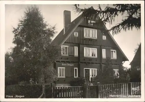 Hahnenklee-Bockswiese Harz Hahnenklee-Bockswiese Haus Juergen x / Goslar /Goslar LKR