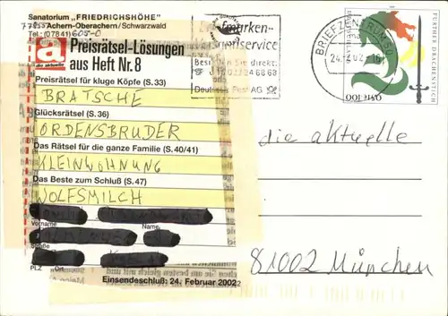 Achern Baden Achern Oberachern Sanatorium Friedrichshoehe x / Achern /Ortenaukreis LKR