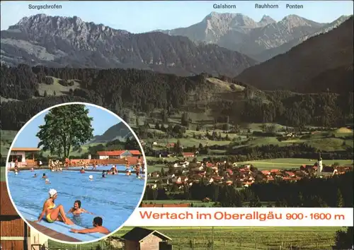 Wertach Wertach Schwimmbad * / Wertach /Oberallgaeu LKR