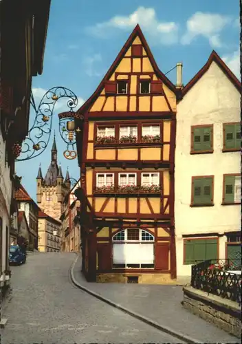 Bad Wimpfen Bad Wimpfen Blauer Turm Feyerabend Schild * / Bad Wimpfen /Heilbronn LKR