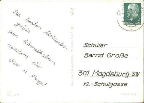 Schmalkalden Schmalkalden Schosshof Wilhelmsburg  x / Schmalkalden /Schmalkalden-Meiningen LKR