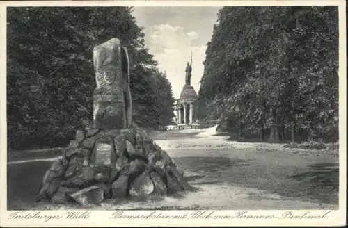 Hermannsdenkmal Hermannsdenkmal Teutoburger Wald Bismarckstein Lippische Schweiz * / Detmold /Lippe LKR