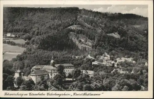 Schwarzburg Thueringer Wald Schwarzburg Eisenbahn Erholungsheim Ernst Thaelmann * / Schwarzburg /Saalfeld-Rudolstadt LKR