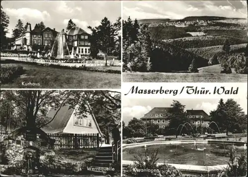 Masserberg Masserberg Kurhaus Werraquelle x / Masserberg /Hildburghausen LKR