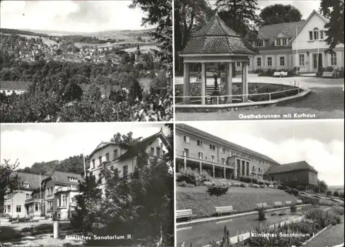 Bad Berka Bad Berka Goethebrunnen Kurhaus Sanatorium x / Bad Berka /Weimarer Land LKR