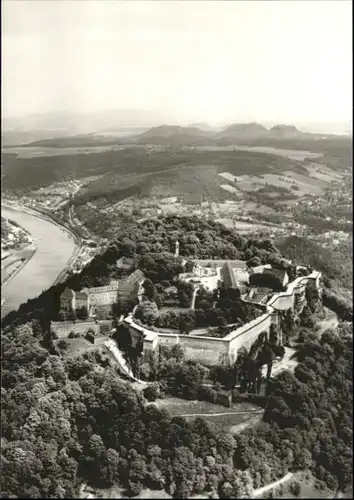 Koenigstein Saechsische Schweiz Koenigstein Saechsische Schweiz Fliegeraufnahme Festung * / Koenigstein Saechsische Schweiz /Saechsische Schweiz-Osterzgebirge LKR