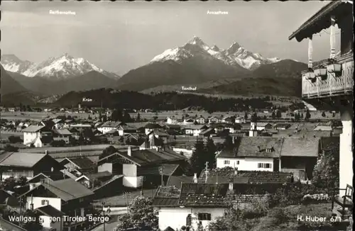 Wallgau Wallgau Tiroler Berge x / Wallgau /Garmisch-Partenkirchen LKR