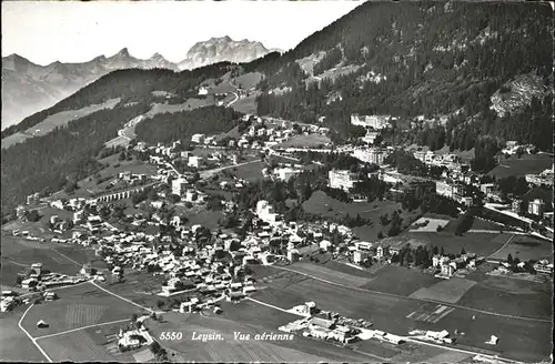 Leysin Fliegeraufnahme  Kat. Leysin