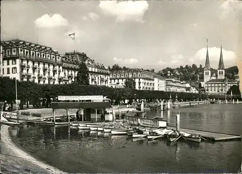 Luzern LU Schweizerhofquai Kirche 