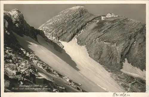 Saentis Saentisgipfel
Meteorolog. Station Kat. Saentis