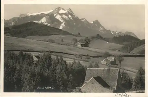 Saentis Panorama Kat. Saentis