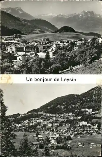 Leysin Gesamtansicht Kat. Leysin