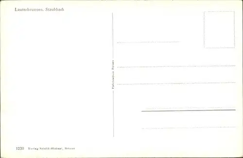 Lauterbrunnen Staubbach Kat. Lauterbrunnen