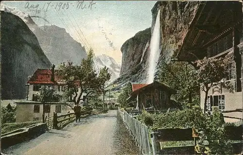 Lauterbrunnen Staubbach Kat. Lauterbrunnen