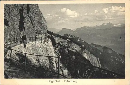 Rigi Kulm Felsenweg Kat. Rigi Kulm