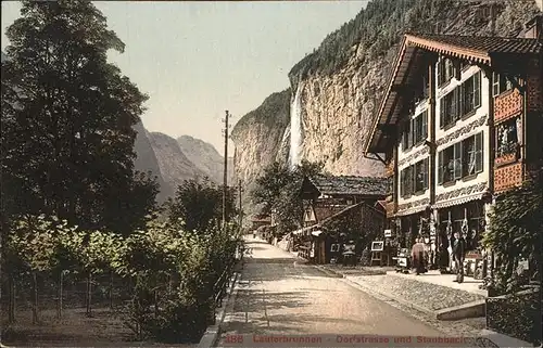 Lauterbrunnen Dorfstrasse Staubbach Kat. Lauterbrunnen