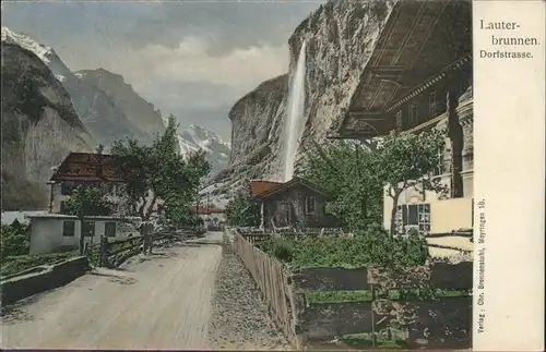 Lauterbrunnen Dorfstrasse Kat. Lauterbrunnen