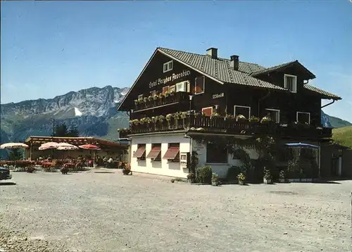 Amden Hotel Berghus arvenbuehl Mattstock Kat. Amden