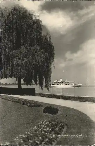 Rorschach Bodensee Quai Schiff / Rorschach /Bz. Rorschach