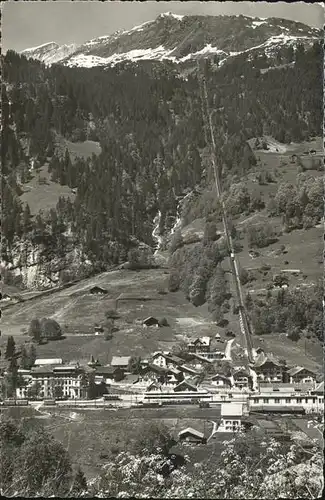 Lauterbrunnen Bergbahn nach Muerren Kat. Lauterbrunnen