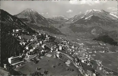 Leysin Fliegeraufnahme  Kat. Leysin