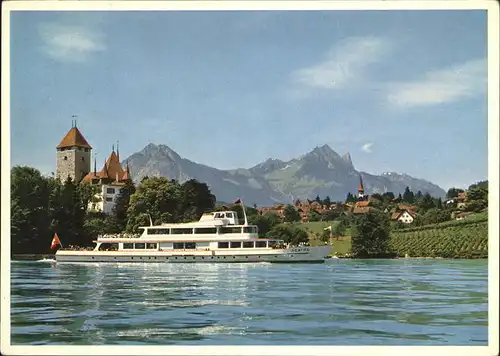 hw13283 Spiez BE MS Beatus Kategorie. Spiez Alte Ansichtskarten