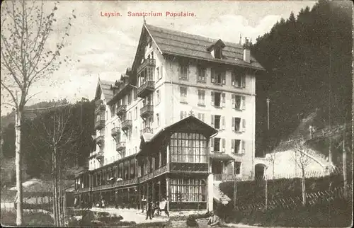 Leysin Sanatorium Populaire Kat. Leysin