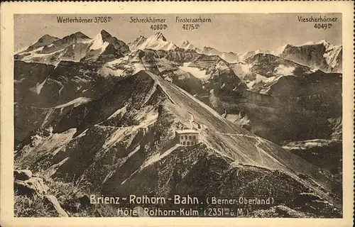 Brienz BE Rothorn Bahn Hotel 