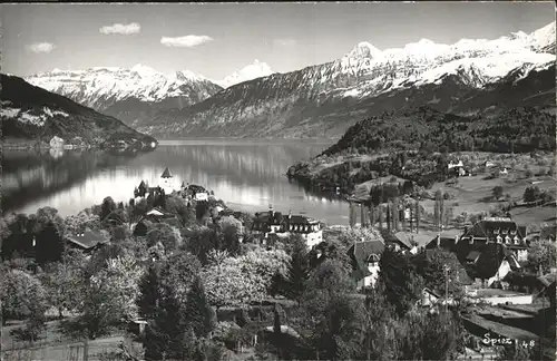 hw13881 Spiez BE  Kategorie. Spiez Alte Ansichtskarten