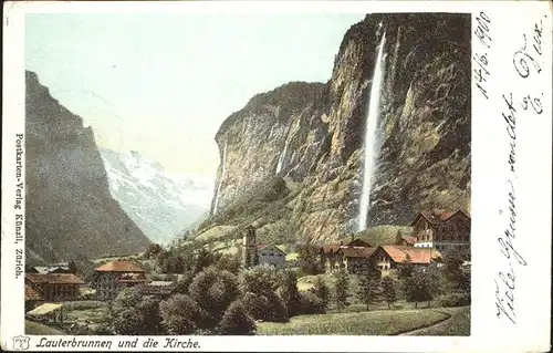 Lauterbrunnen Kirche Kat. Lauterbrunnen