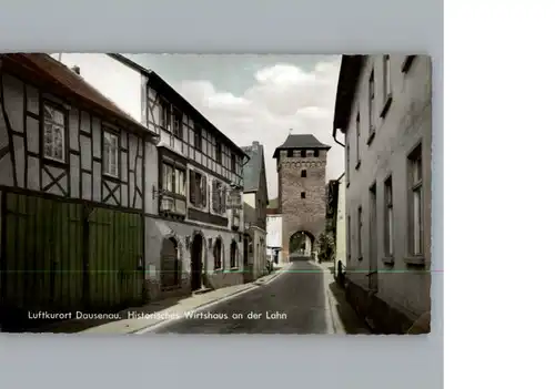 Dausenau Historisches Wirtshaus an der Lahn / Dausenau /Rhein-Lahn-Kreis LKR