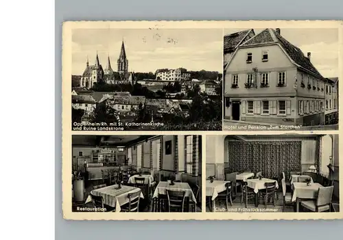 Oppenheim Hotel Zum Storchen / Oppenheim Rhein /Mainz-Bingen LKR