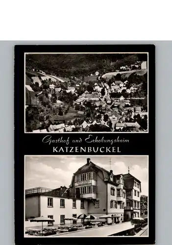 Waldkatzenbach Gasthof Katzenbuckel / Waldbrunn /Neckar-Odenwald-Kreis LKR