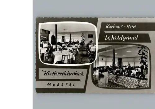 Klosterreichenbach Kurhaus-Hotel Waldgrund / Baiersbronn /Freudenstadt LKR