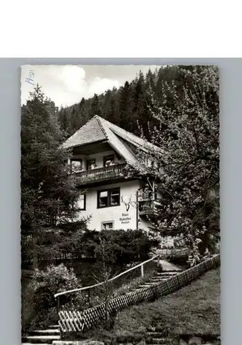 Menzenschwand Pension Haus Hubertus / St. Blasien /Waldshut LKR