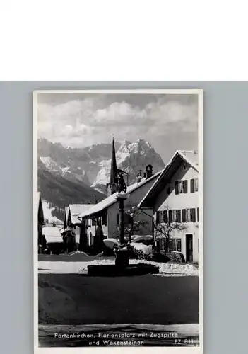 Partenkirchen Winter-Karte / Garmisch-Partenkirchen /Garmisch-Partenkirchen LKR