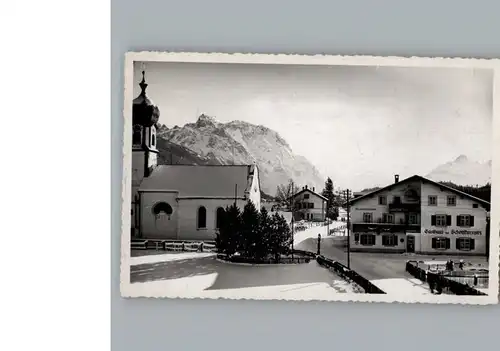 Kruen Winter-Karte / Kruen /Garmisch-Partenkirchen LKR