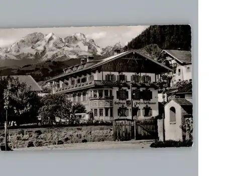 Wallgau Hotel zur Post / Wallgau /Garmisch-Partenkirchen LKR