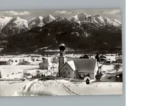 Wallgau Winter-Karte / Wallgau /Garmisch-Partenkirchen LKR