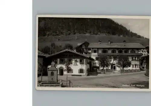 Wallgau Gasthof Post / Wallgau /Garmisch-Partenkirchen LKR