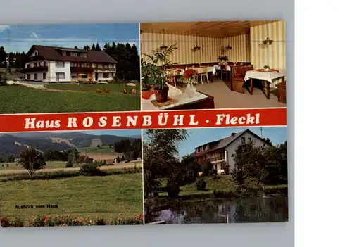 Fleckl Pension Haus Rosenbuehl / Warmensteinach /Bayreuth LKR