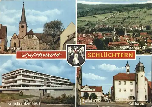Schluechtern Kloster Kreiskrankenhaus Rathaus Kat. Schluechtern